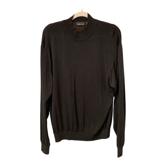 Daniel Gray Other - Daniel Gray Mock Turtleneck Silk-Cotton Blend Sweater Men's Size L EUC